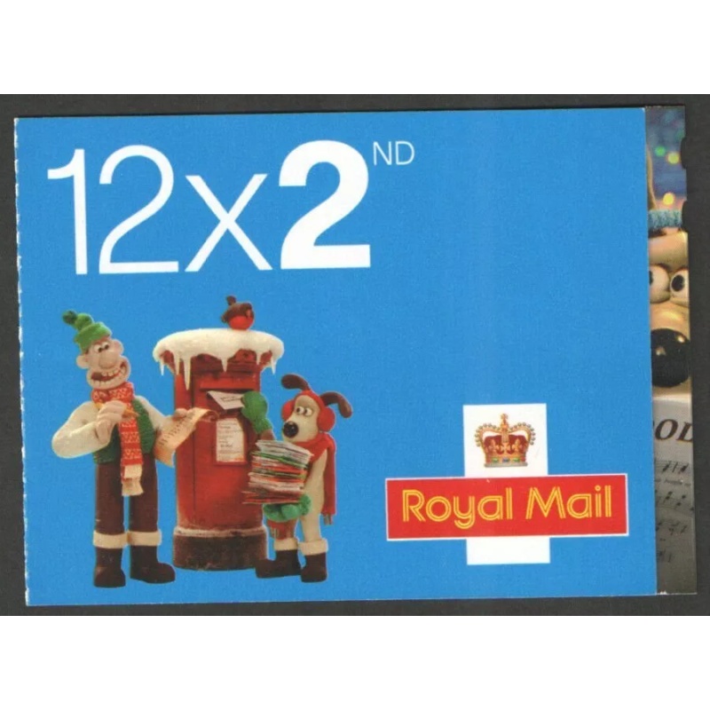 LX39 2010 Christmas Barcode Booklet - 12 x 2nd Class - complete No Cylinder