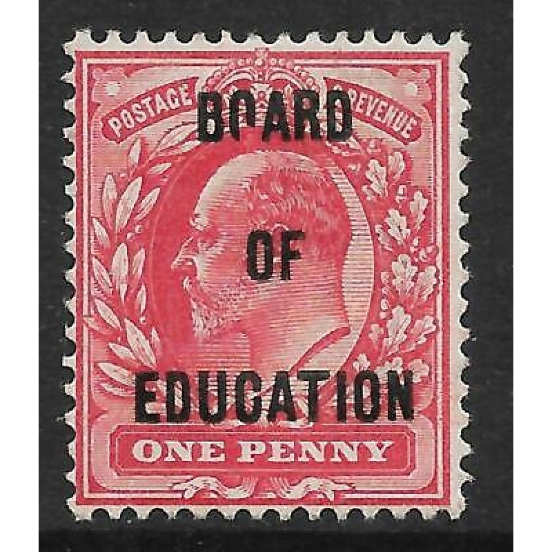 Sg O84 1d Scarlet Board Of Education overprint with broken O UNMOUNTED MINT