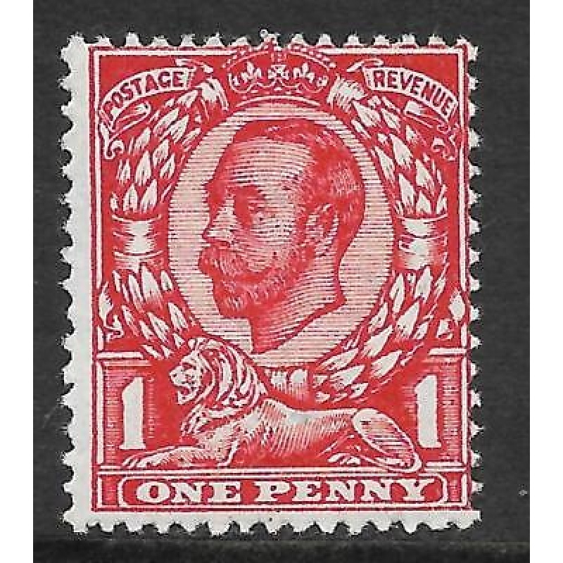 Sg 341 N11(4) 1d Very Deep Bright Scarlet Downey Head UNMOUNTED MINT