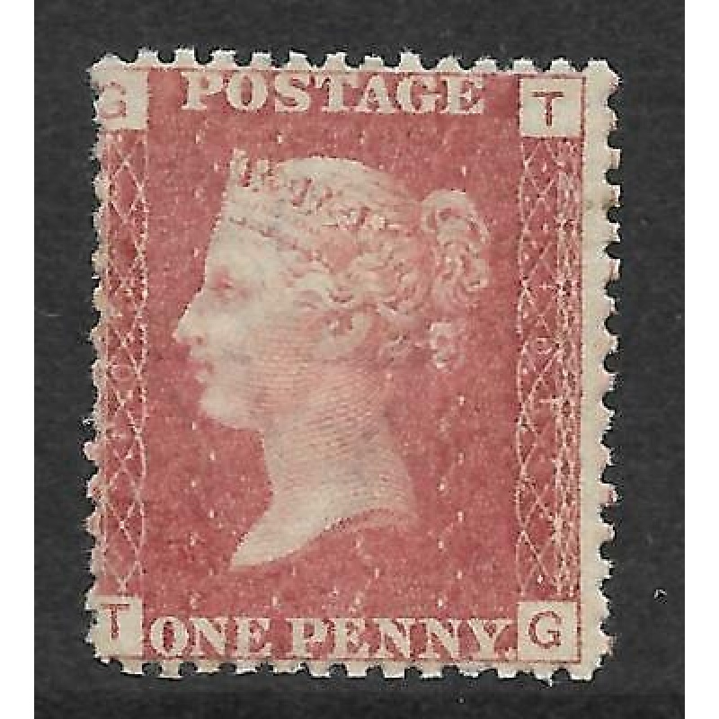 Sg 43 1d Penny Red plate 105 lettered T-G UNMOUNTED MINT MNH