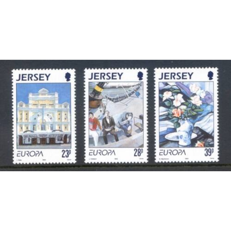 Jersey 1993 Europa Set SG625 627 Unmounted mint