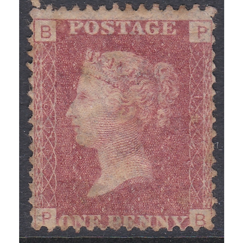 SG 43 1d Penny Red Lettered P-B plate 149 MOUNTED MINT