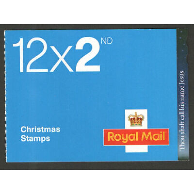 LX41 2011 Christmas Barcode Booklet - 12 x 2nd Class - No Cylinder