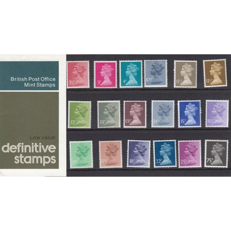 1981 Low Value Definitive Stamps Pack No. 129a UNMOUNTED MINT