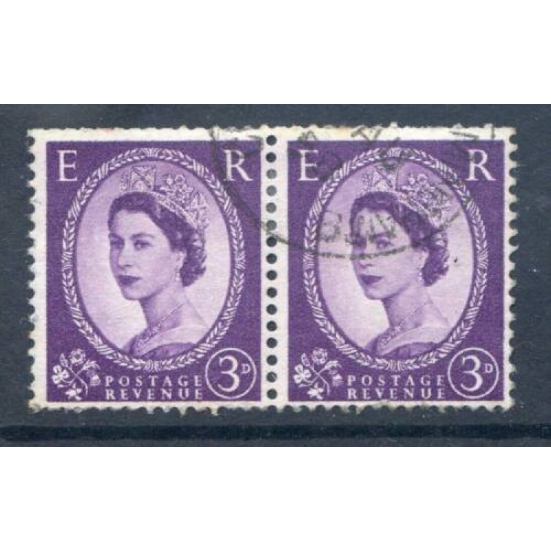 GB 3d Deep Lilac SG545b Fine Used Pair S Ways Wmk