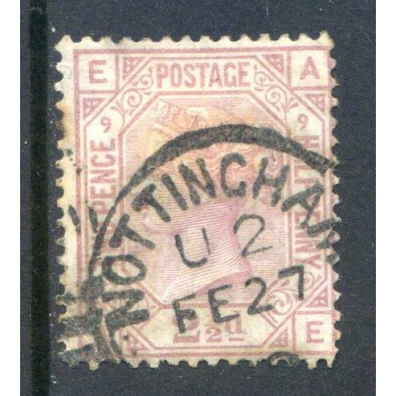 2 1 2d Rosy Mauve SG141 Plate 9 Fine Used