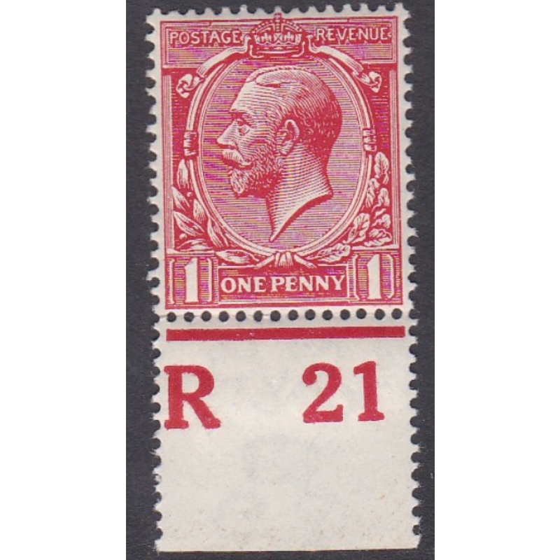 N16(12) 1d Bright Carmine Red Royal Cypher R21 UNMOUNTED MINT MNH