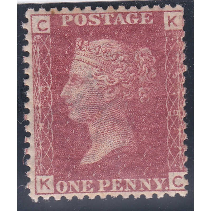 1858  1d Penny Red plate 213 Lettered K-C UNMOUNTED MINT