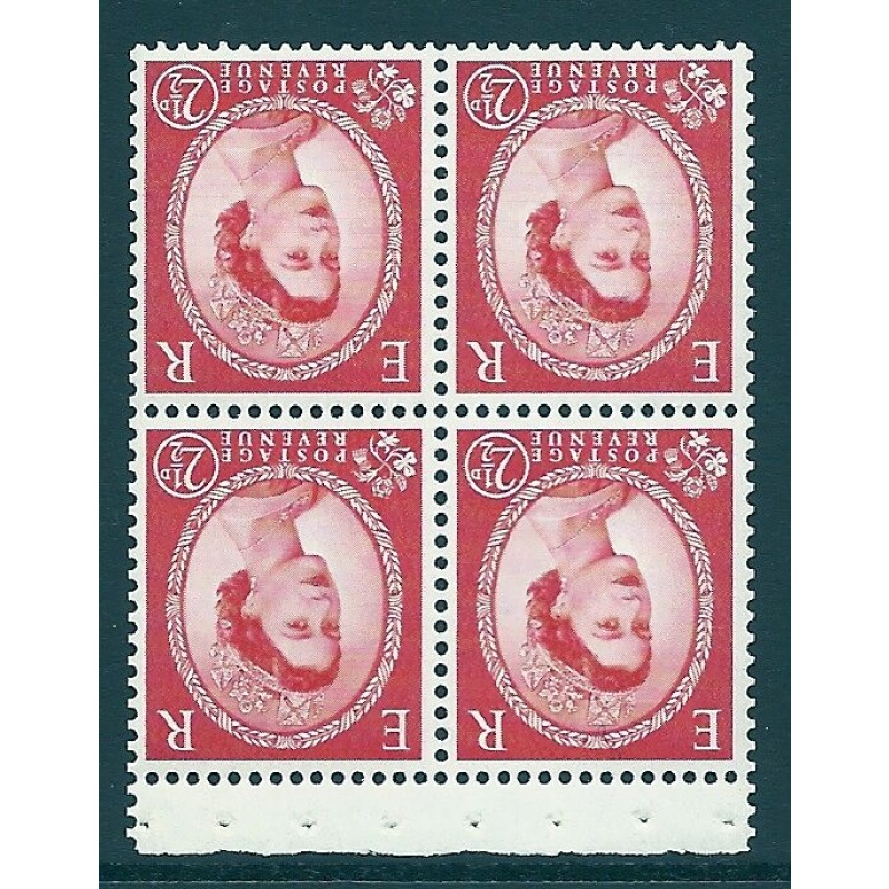 SB84a Wilding booklet pane Crowns chalky perf type AP UNMOUNTED MNT