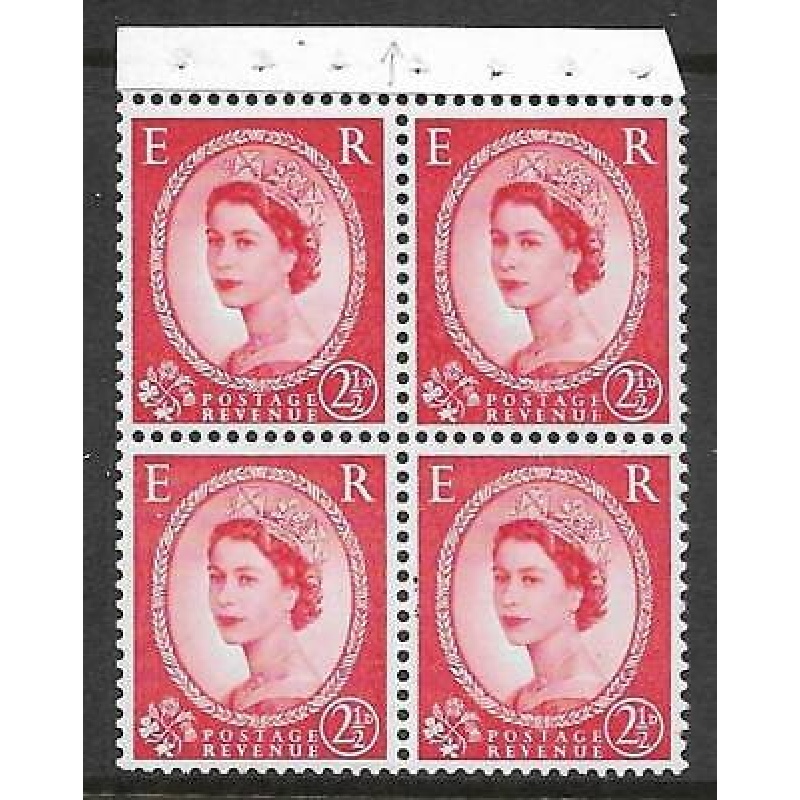 SB84 Wilding booklet pane Crowns chalky perf type I(v) UNMOUNTED MNT MNH