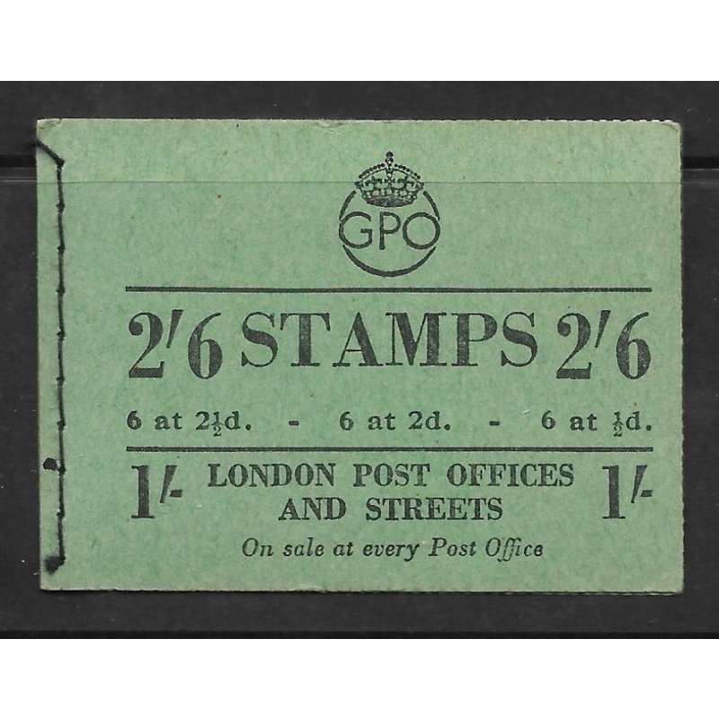 BD18(80) 2 6 GPO GVI booklet - June 1950 - Complete UNMOUNTED MINT MNH