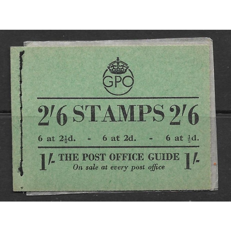 BD18 2 6 GPO GVI booklet Edition 83 - Sept 1950 Good perfs UNMOUNTED MINT MNH