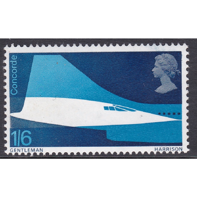 Sg 786b 1969 Concorde 1 6 Missing Phosphor UNMOUNTED MINT MNH