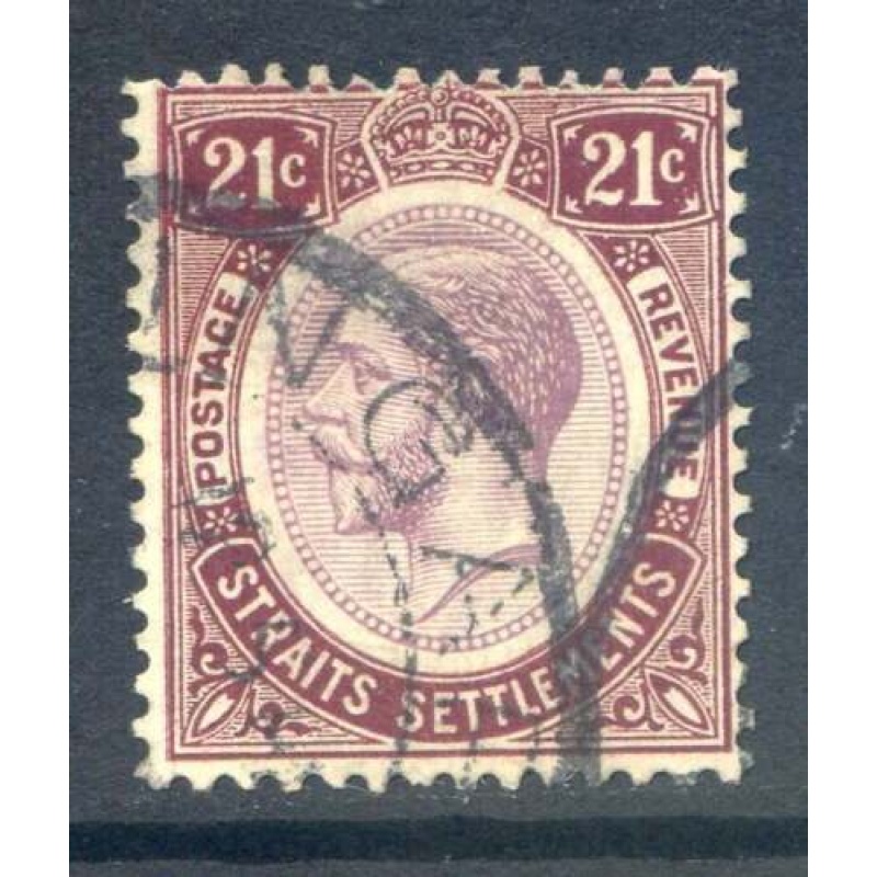 Malaysia (Straights Settlements) 21c Dull  Bright Purple SG204 Fine Used