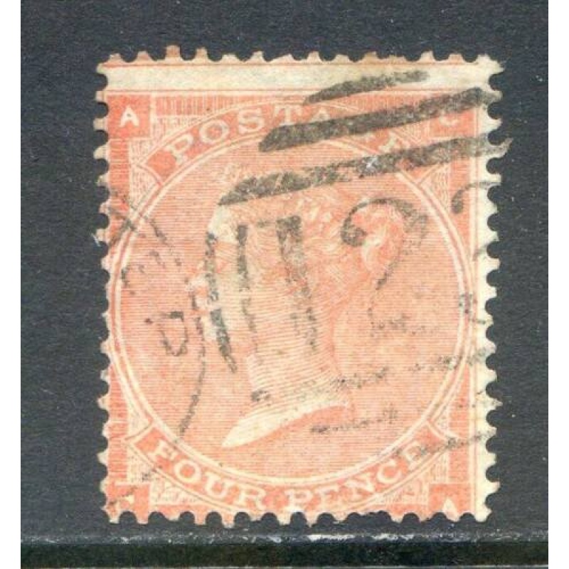 GB 4d Pale Red SG80 Fine Used