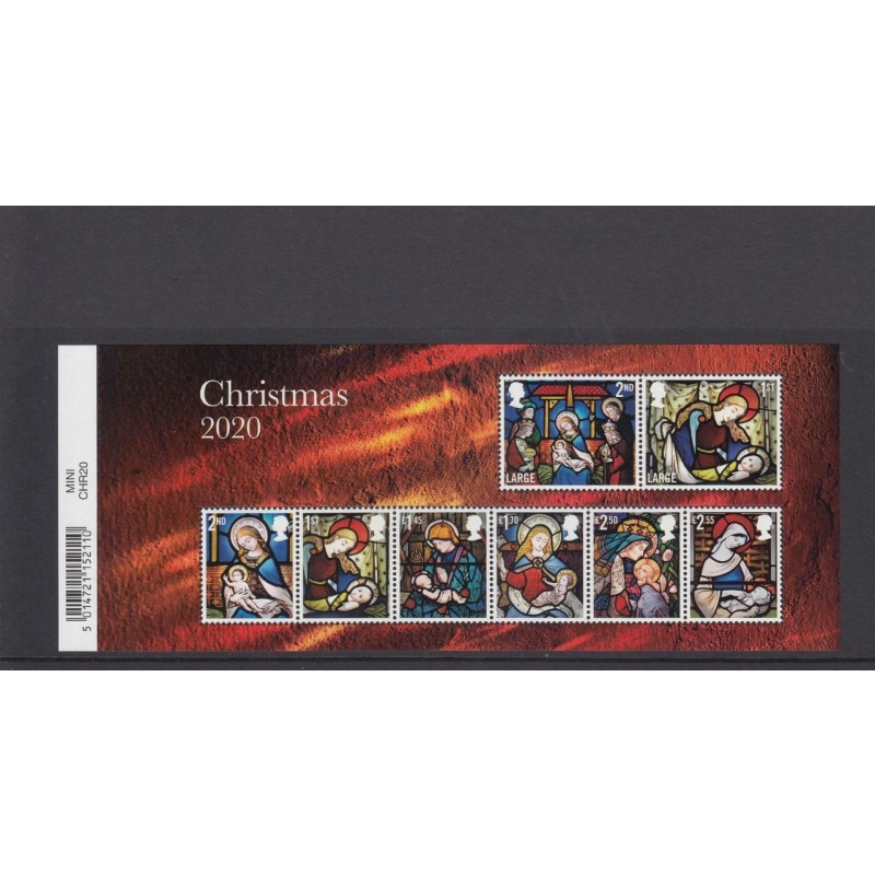 MS4442a 2020 Christmas BARCODE miniature sheet UNMOUNTED MINT