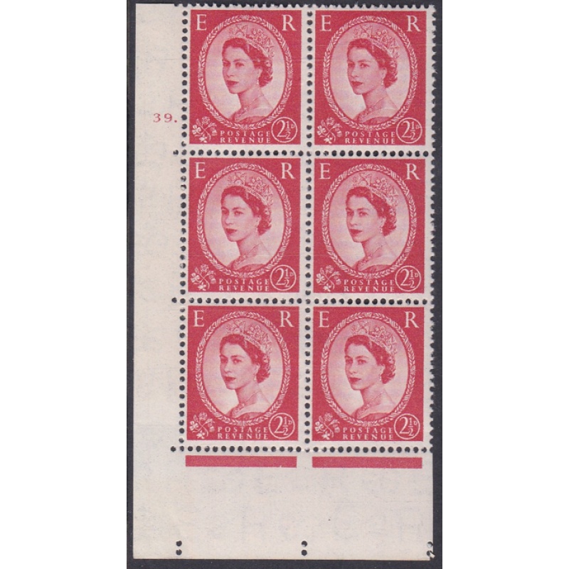 2d Wilding Edward Wmk Cylinder 39 Dot perf type A(E I) UNMOUNTED MINT MNH