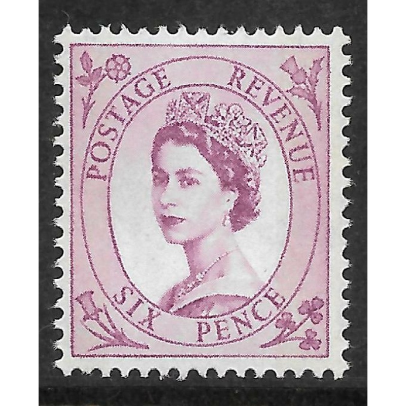 Sg S112 6d Wilding Violet 8mm upright UNMOUNTED MINT