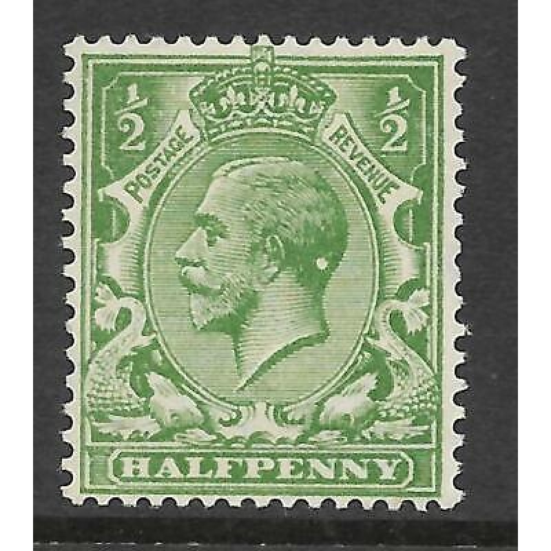 Sg 418 d Green Block Cypher with blob on back of head UNMOUNTED MINT MNH