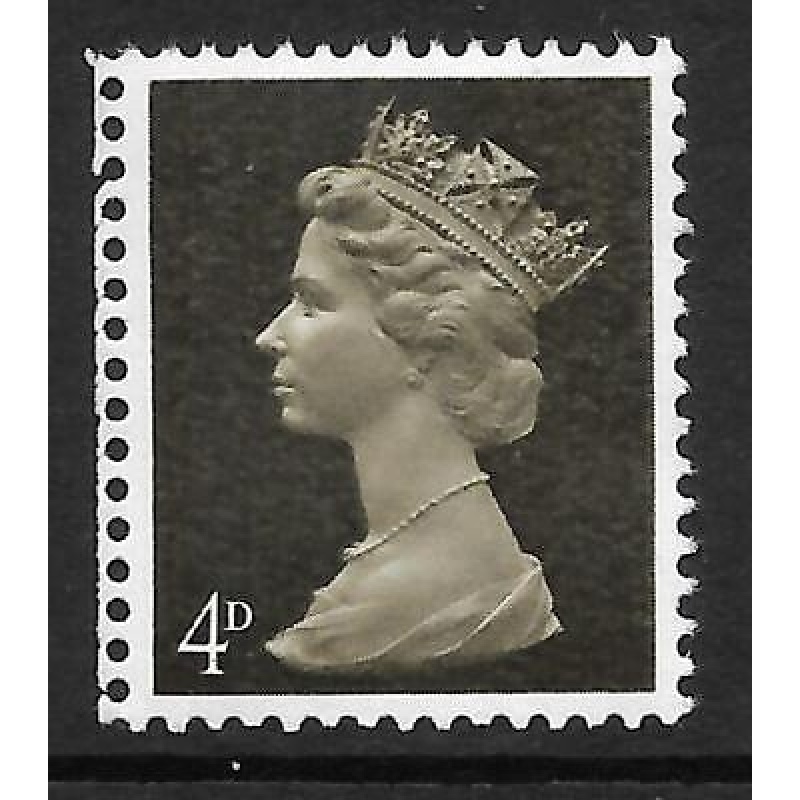 Sg 731Eav(a) 4d Sepia Machin with 1 x 9.5mm band centre UNMOUNTED MINT MNH