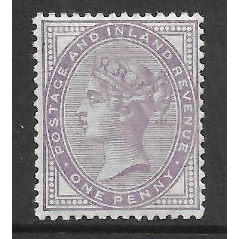 Sg 172a 1d Bluish Lilac 14 Dot with PTS cert - see description UNMOUNTED MINT