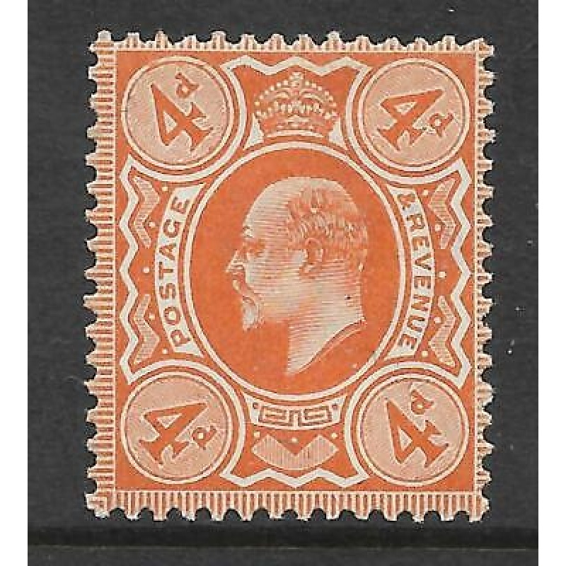 Sg 240 M25(2) 4d Pale Orange De La Rue UNMOUNTED MINT