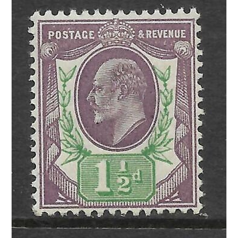 Sg 289 Spec M10(7) 1d Slate Purple  Green (f) Somerset House UNMOUNTED MINT