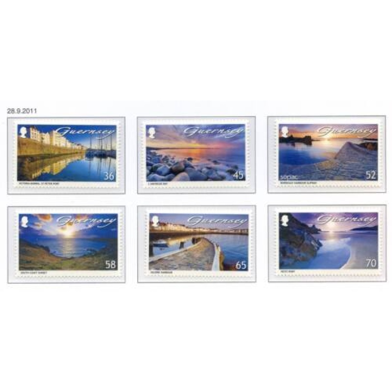 Guernsey 2011 Sea Set SG1388 1393 Unmounted Mint