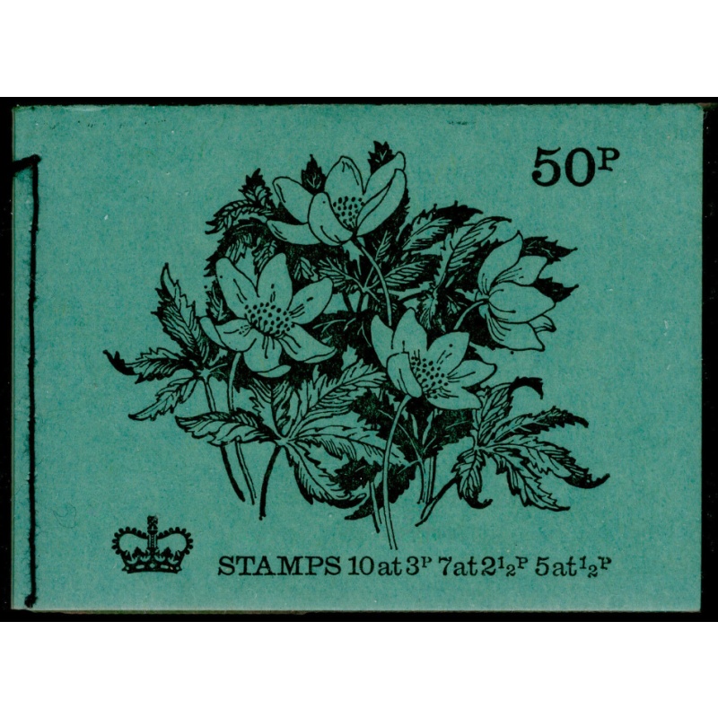 DT7 British Flowers 50p Stitched Booklet - complete