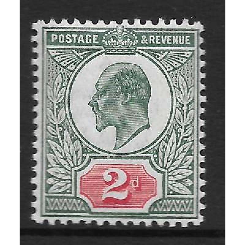 Sg 291 Spec M13(1) 2d Deep Dull Green  Red Somerset House UNMOUNTED MINT