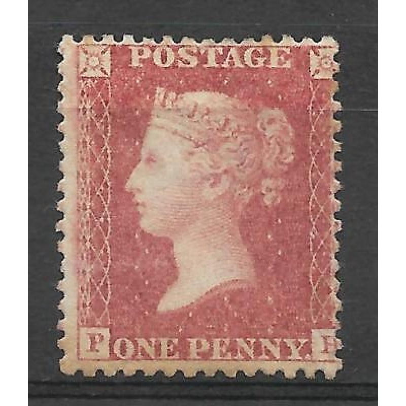 Sg C10 1d Penny Red plate 59 Lettered P-H MOUNTED MINT