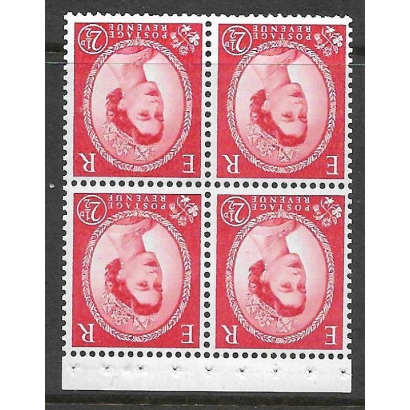 SB84a Wilding booklet pane Crowns chalky perf type I UNMOUNTED MNT