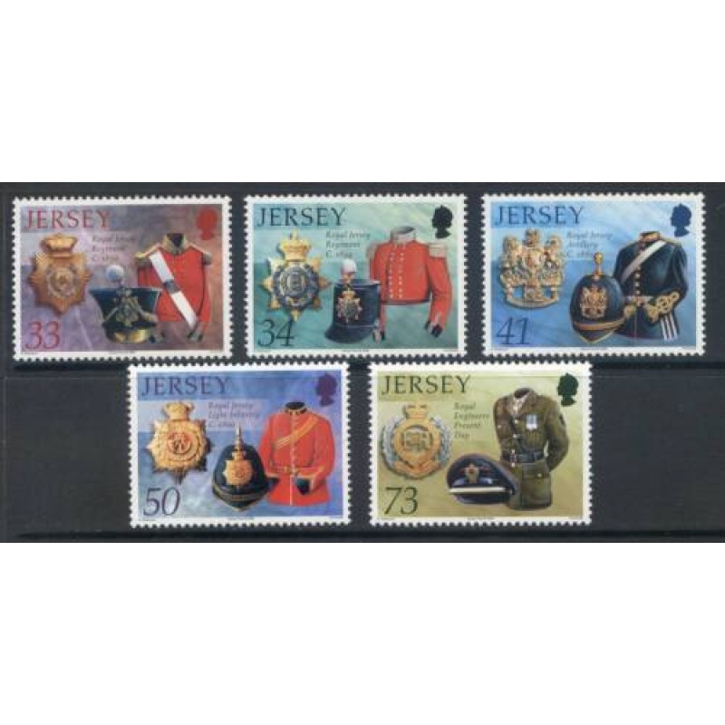 Jersey 2006 Militia Set SG1253 1257 Unmounted mint