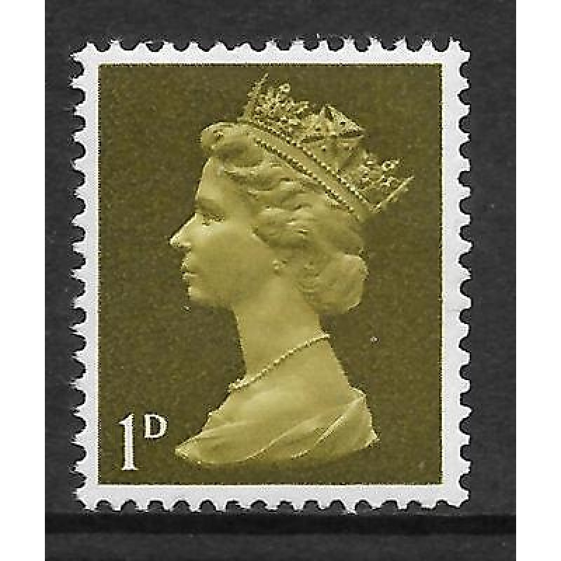 Sg 724Ev 1d Pre-decimal Machin PVA missing phosphor - UNMOUNTED MINT MNH