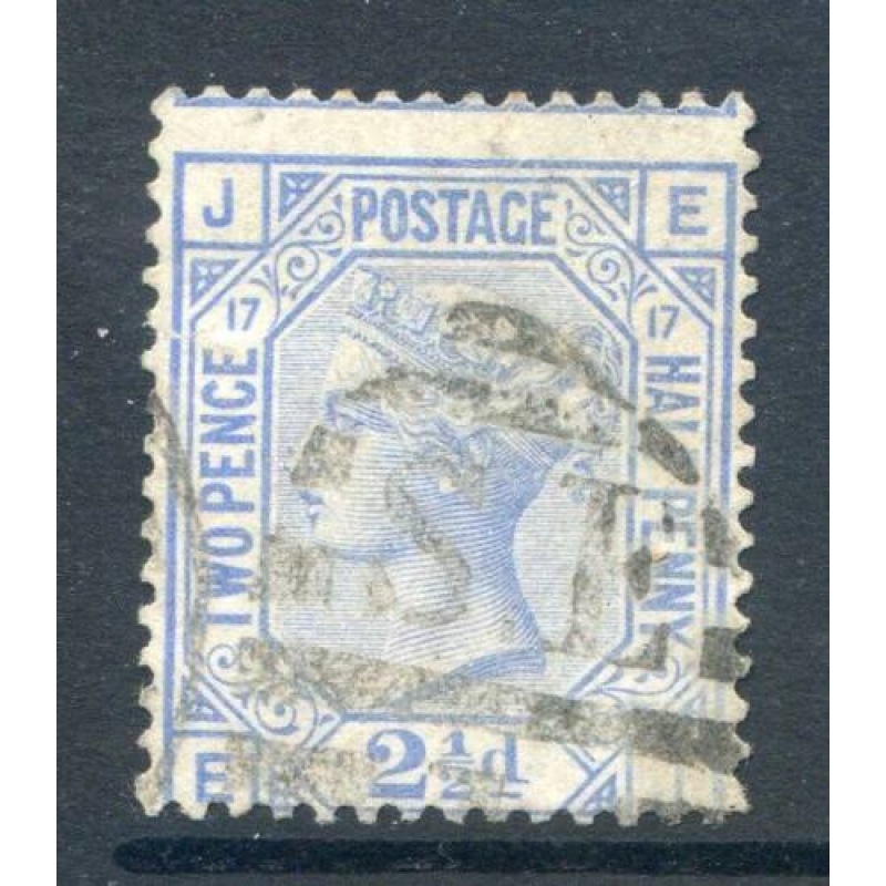 QV 2 1 2d Blue SG142 Plate 17 Fine Used