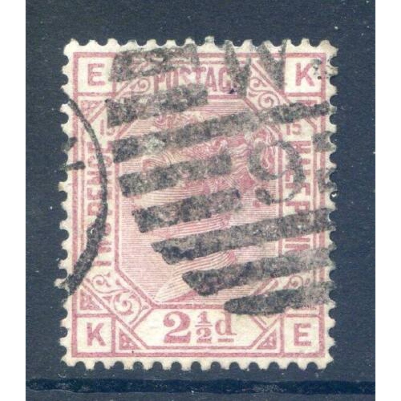 QV 2 1 2d Rosy Mauve SG141 Plate 15 Fine Used W?93 Cancel