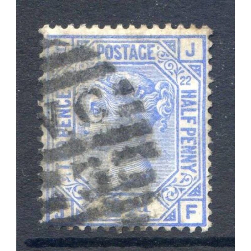 QV 2 1 2d Blue SG157 Plate 22 Fine Used WC3 Cancel