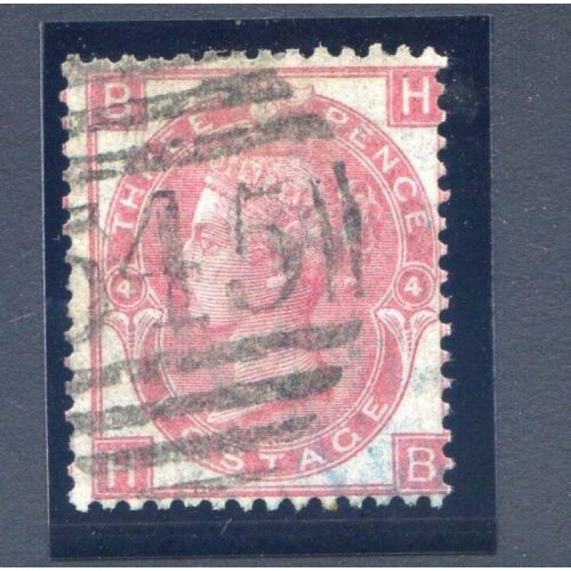 QV 3d Rose SG103 Plate 4 Fine Used 545 Newcastle On Tyne Cancel