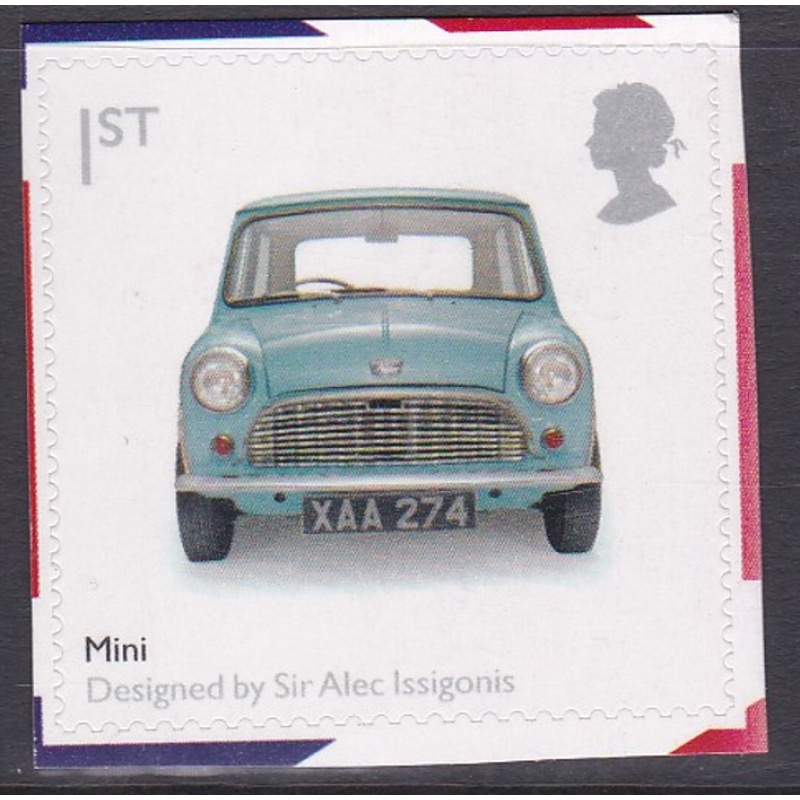 PM17 2009 Sg2913 Mini 1st class stamp out of booklet - self adhesive