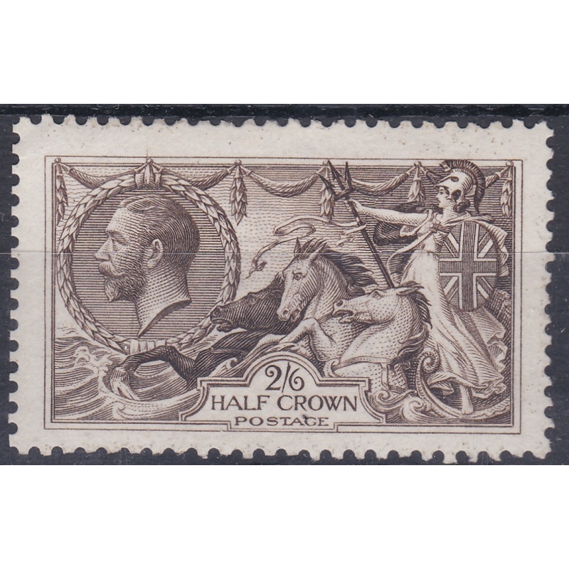 Sg 399 Spec N63(2) 2 6 Deep sepia brown Seahorse UNMOUNTED MINT MNH