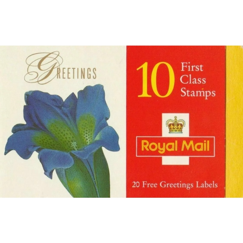 KX9 1996 Flowers Greetings Barcode Booklet - Cyl W3W4W6W3W3W5