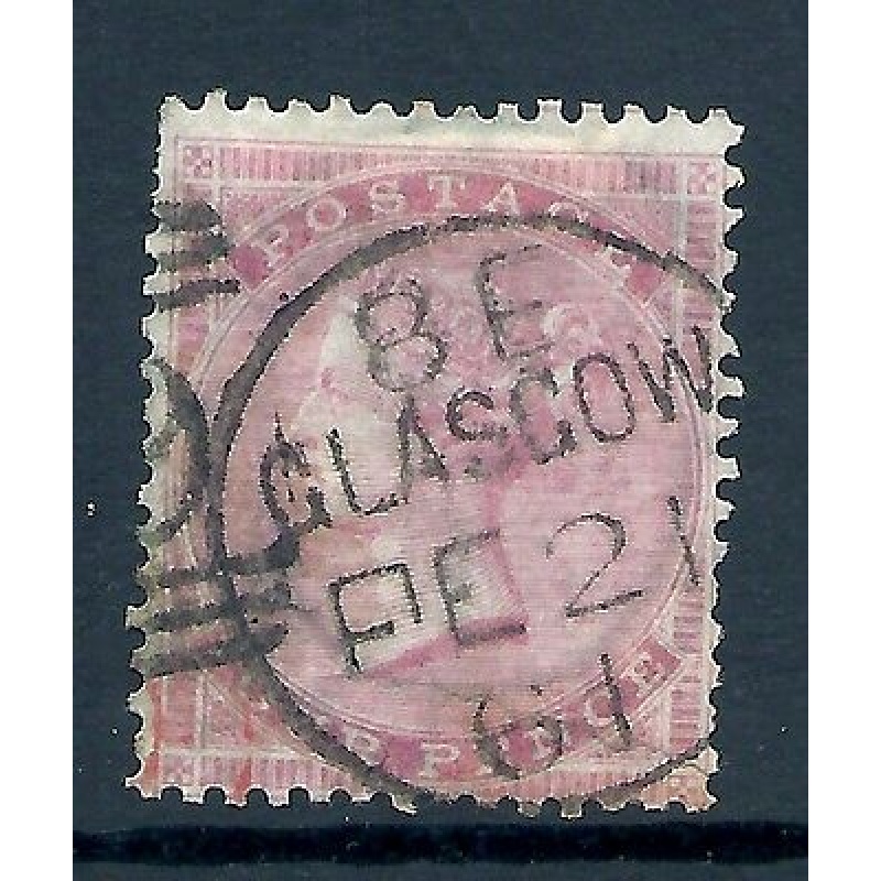 1862 - 1864 Sg 80 4d Pale Red - small corner letters with clean CDS USED