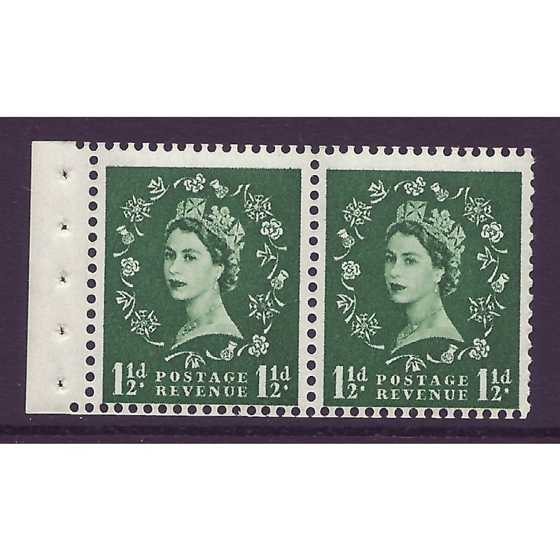 SB61 Wilding booklet pane Tudor perf type E UNMOUNTED MNT MNH