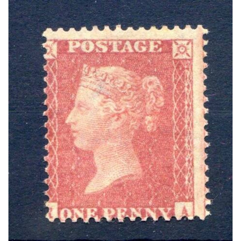 GB 1d red SG41 Plate 62 Mounted Mint