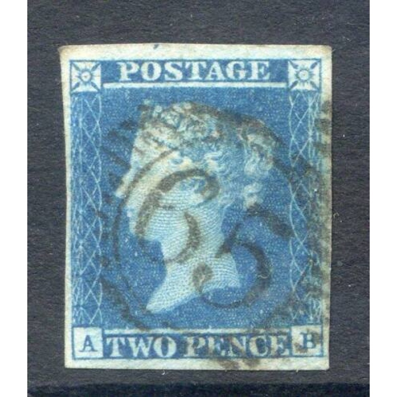 QV 1841 2d Blue Fine Used 4 Margin