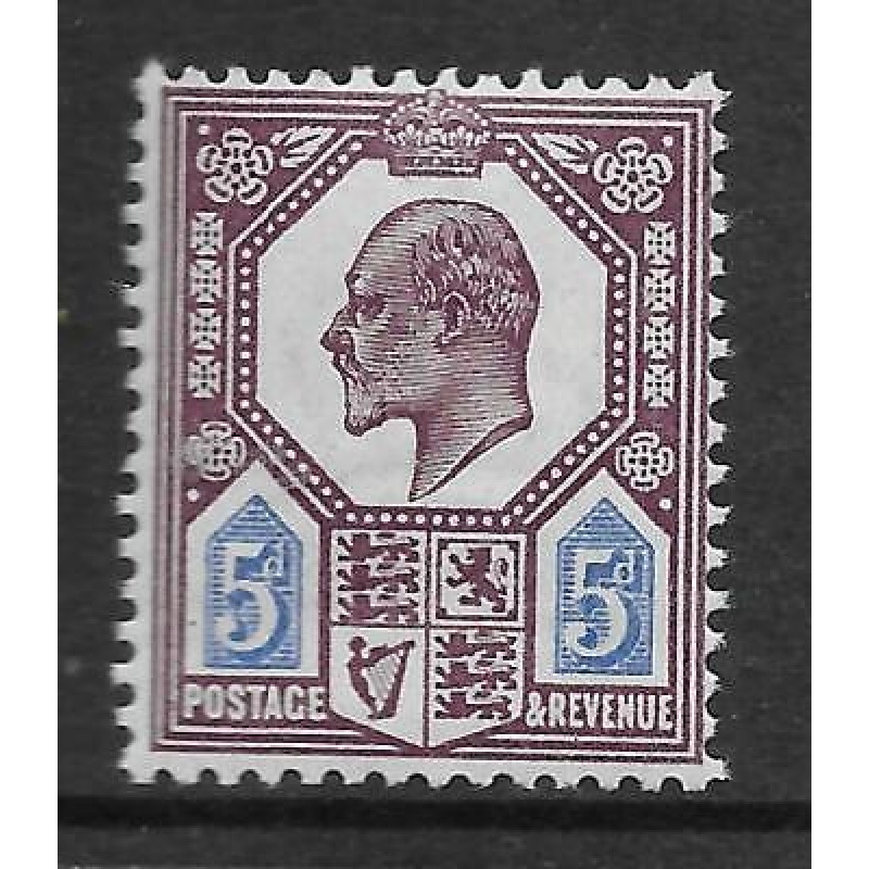 Sg 294 Spec M30(4) 5d Deep Plum  Cobalt Blue Somerset House UNMOUNTED MINT