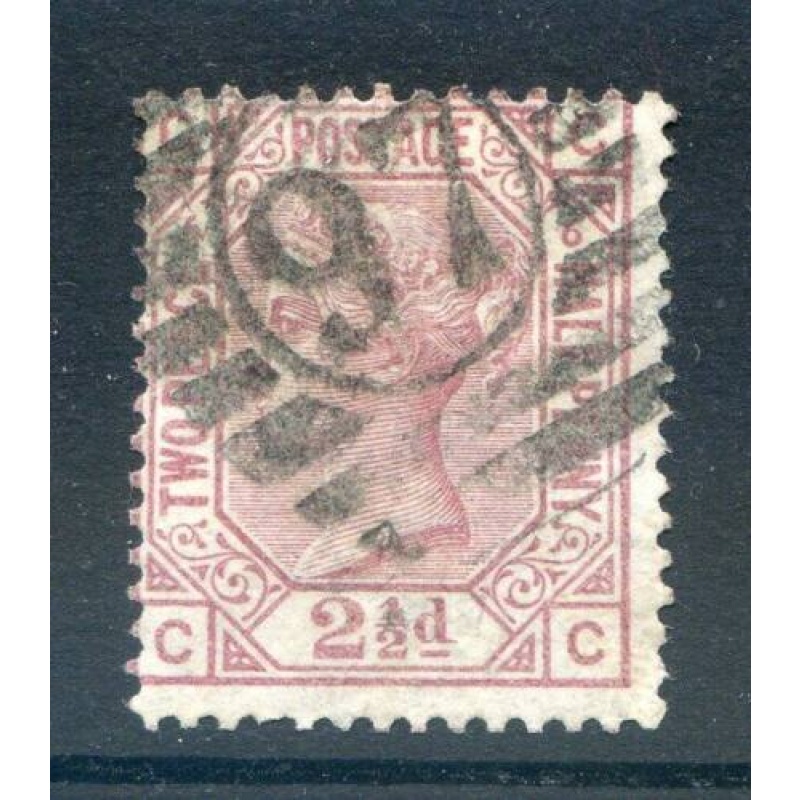 QV 2 1 2d Rosy Mauve SG141 Plate 6 Fine Used 97 Cancel