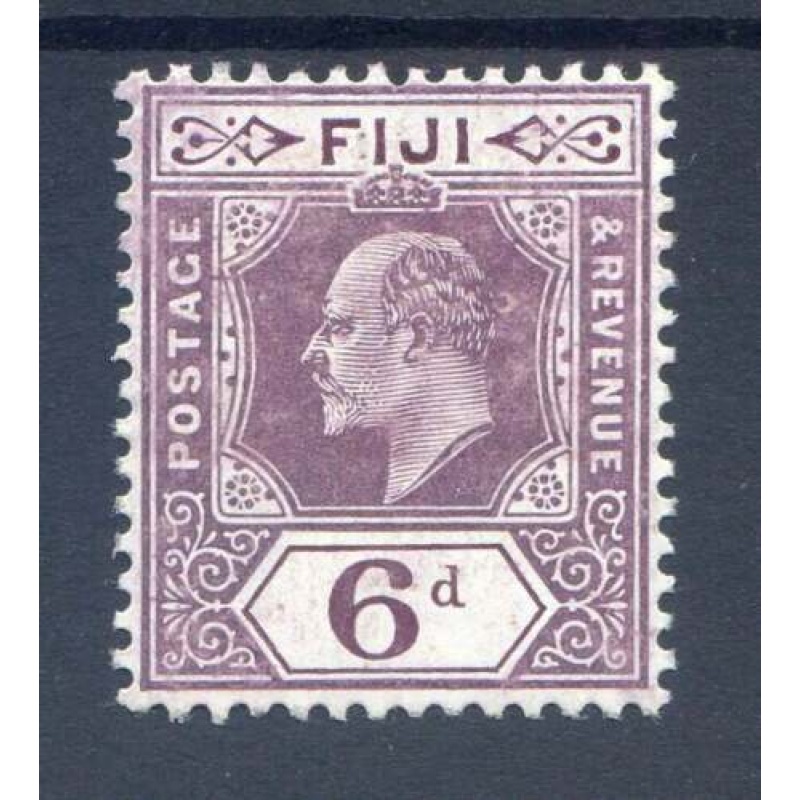 Fiji 6d Dull Purple SG121 Mounted Mint