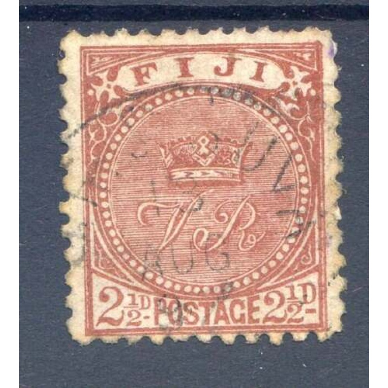 Fiji 2 1 2d Yellowish Brown SG90a Fine Used