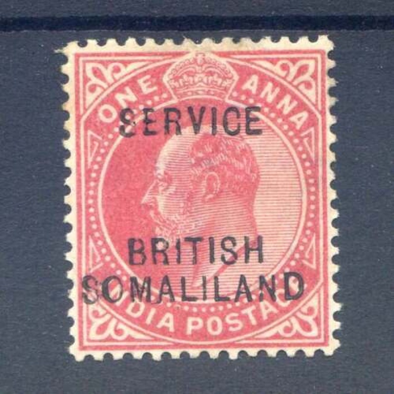 Somaliland 1a Carmine SG07d Mounted Mint